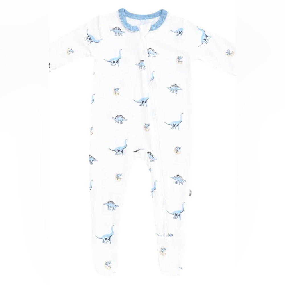 Kyte Baby Zippered Footie in Jurassic - size 6-12 months